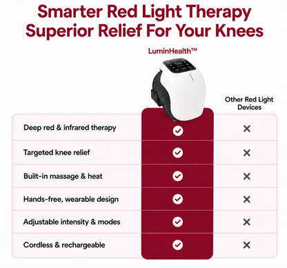 LuminHealth™ Red Light Knee Massager